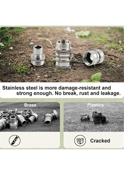 Bahçe Hortumu Hızlı Bağlantı Paslanmaz Çelik Su Hortumu Bağlantısı 3/4 Inç Ght Çim Yağmurlama Sistemleri Için Hızlı Çıkarma Bağlantısı (Yurt Dışından) indirimleri