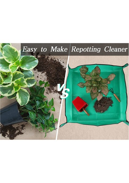 Bitki Saksı Değiştirme Matı Su Geçirmez Ekim Matı Kapalı Taşınabilir Kare Katlanabilir Kolay (Yurt Dışından) fiyatları