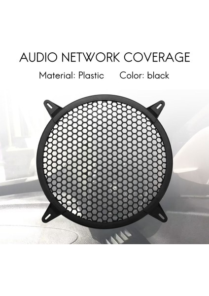 Subwoofer Izgarası Araba Hoparlör Amplifikatörü Izgara Kapağı Mesh - 10 Inç (Yurt Dışından) fiyatları