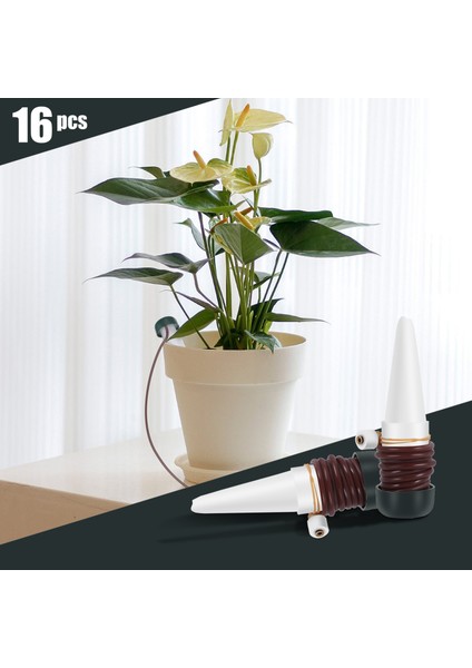 Sulama Kazığı Otomatik Sulama Sistemi, Dış Mekan Iç Mekan Bitkileri Damla Sulamadan Yavaşça Serbest Kalıyor (16) (Yurt Dışından) indirimleri