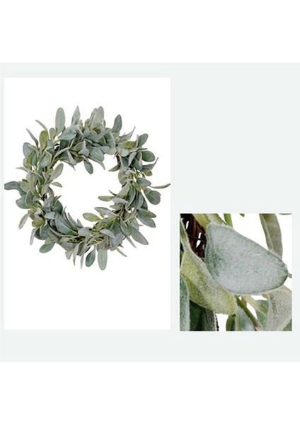 Adet Bahar Kuşlu Kuzu Kulağı Çelengi, Yıl Boyu Her Gün Kullanılabilen Yeşillik Çelengi, Asma Tabanı ve Yeşil Yapraklar (Yurt Dışından) fiyatları