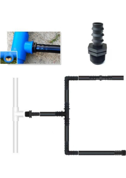 3/4 Dişi Erkek Diş Bahçe Hortumu Dikenli Bağlantı Parçası 16MM Plastik Hortum Bağlantı Parçası Sulama Borusu (Yurt Dışından) indirimleri