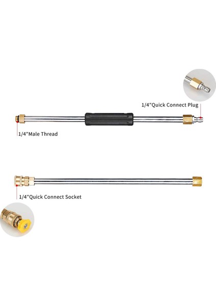 Basınçlı Yı Makinesi Uzatma Püskürtme Çubuğu, 5 Püskürtme Memesi Ucu 1 Döner Bağlayıcı, 4000 Psı Elektrikli Yı Makinesi Temizleyici Aksesuar Seti Oluk Temizleme Aracı (Yurt Dışından) fiyatları