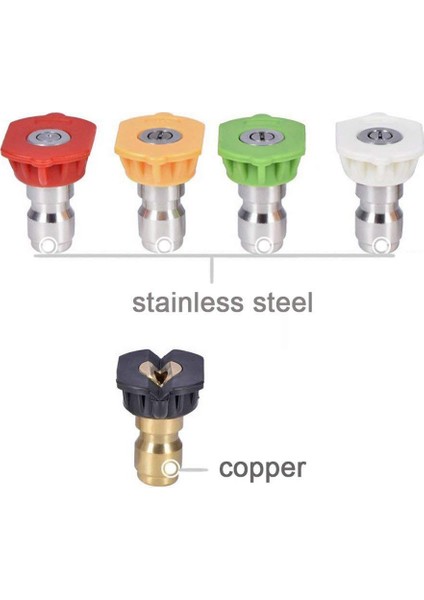 Basınçlı Yı Makinesi Uzatma Püskürtme Çubuğu, 5 Püskürtme Memesi Ucu 1 Döner Bağlayıcı, 4000 Psı Elektrikli Yı Makinesi Temizleyici Aksesuar Seti Oluk Temizleme Aracı (Yurt Dışından) fırsatları