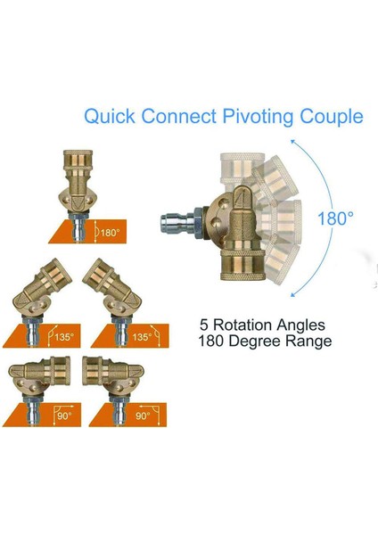 Basınçlı Yı Makinesi Uzatma Püskürtme Çubuğu, 5 Püskürtme Memesi Ucu 1 Döner Bağlayıcı, 4000 Psı Elektrikli Yı Makinesi Temizleyici Aksesuar Seti Oluk Temizleme Aracı (Yurt Dışından) indirimleri