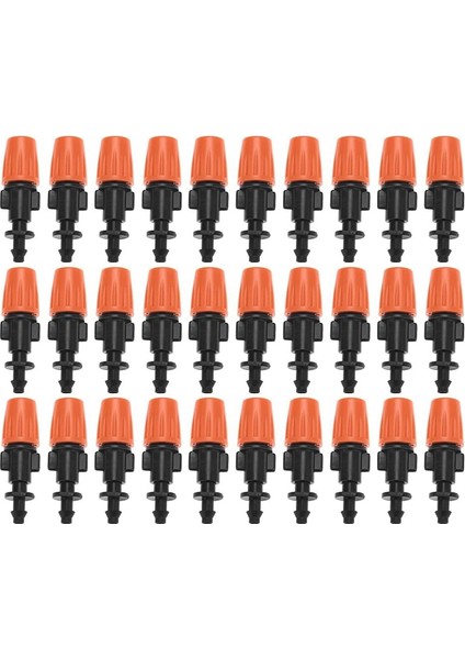50 Adet Damla Sulama Püskürtme Nozulu, Su Püskürtme Nozulu, 2 Modda Ayarlanabilir: Su Sisi ve Su Sütunu (Yurt Dışından)