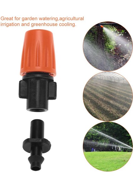 50 Adet Damla Sulama Püskürtme Nozulu, Su Püskürtme Nozulu, 2 Modda Ayarlanabilir: Su Sisi ve Su Sütunu (Yurt Dışından) indirimleri