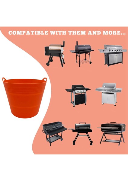 Traeger/pit Boss Pelet Tütsüleme Izgarası Için Silikon Yağ Kovası Astarları, Yeniden Kullanılabilir Izgara Damlama Tepsisi Kova Astarı (Yurt Dışından) fiyatları