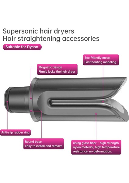 Dyson Süpersonik Saç Kurutma Makinesi Için Saç Düzleştirici Eki HD01 HD02 HD03 HD04 HD07 HD08 HD15 Aksesuarları (Yurt Dışından) fırsatları