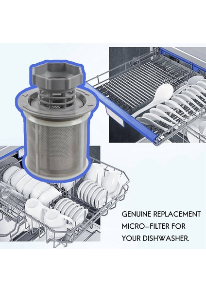 Parça Bulaşık Makinesi Örgü Filtre Seti Gri Pp Bosch Bulaşık Makinesi 427903 170740 Serisi Bulaşık Makinesi Için Yedek (Yurt Dışından) fırsatları