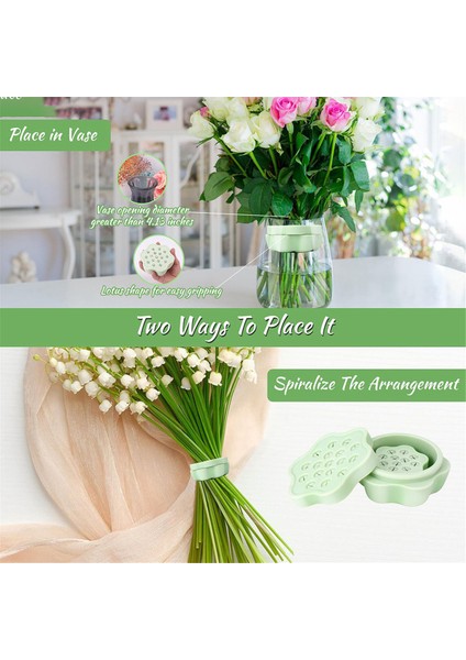 Geliştirilmiş Spiral Ikebana Sap Tutucu, Vazolar Için 2'li Silikon Çiçek Düzenleme Tutucu Seti, Çiçekler Için Kendin Yap Sap Tutucu (Yurt Dışından) indirimleri