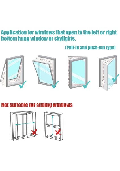 Klima Pencere Contası, Taşınabilir Klima ve Kurutma Makinesi Için Pencere Contası, Işleri, Hava Değişim Korumaları 400CM (Yurt Dışından) modelleri
