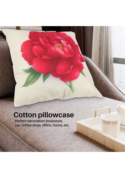 Vintage Çiçek/çiçek Keten Dekoratif Kırlent Kılıfı Minder Örtüsü Ev Kanepe Dekoratif Gül (Yurt Dışından) fiyatları