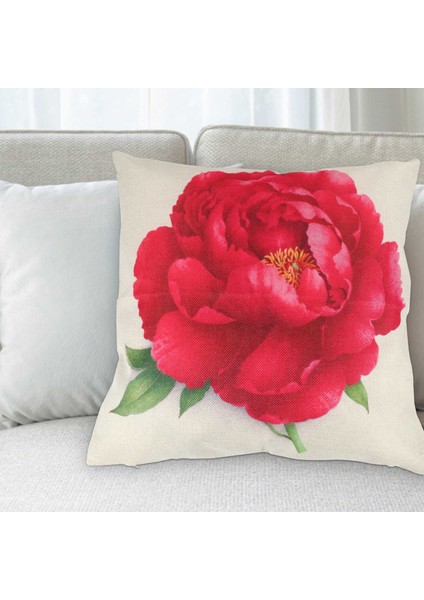 Vintage Çiçek/çiçek Keten Dekoratif Kırlent Kılıfı Minder Örtüsü Ev Kanepe Dekoratif Gül (Yurt Dışından) modelleri