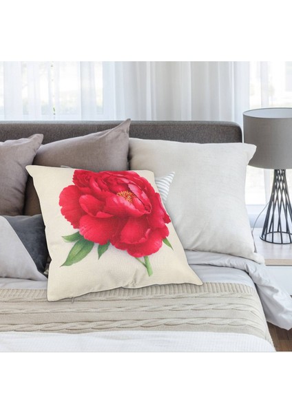 Vintage Çiçek/çiçek Keten Dekoratif Kırlent Kılıfı Minder Örtüsü Ev Kanepe Dekoratif Gül (Yurt Dışından) fırsatları