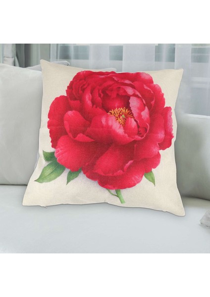 Vintage Çiçek/çiçek Keten Dekoratif Kırlent Kılıfı Minder Örtüsü Ev Kanepe Dekoratif Gül (Yurt Dışından) indirimleri