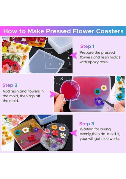 144 adet doğal kurutulmuş preslenmiş çiçekler reçine, kuru çiçek toplu doğal otlar seti mum, epoksi reçine, DIY sanat el sanatları (Yurt Dışından) modelleri