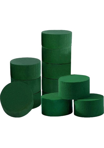 Çiçek Köpüğü 12 Adet Kuru ve Islak Çiçek Köpüğü Yuvarlak Çiçekçi Blokları Taze Veya Yapay Çiçekler Için Çiçek Köpüğü (Yurt Dışından)