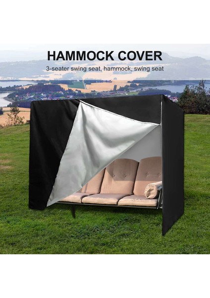 Bahçe Salıncağı Kapağı 3 Kişilik Salıncak Hamak Örtüsü Açık Bahçe Veranda Koruyucu Güneş Gölge Su Geçirmez Sandalye Kılıfı (Yurt Dışından) fırsatları