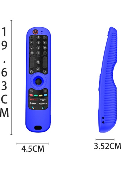 Lg AN-MR21GC MR21N/21GA Magic Remote Silikon Darbeye Dayanıklı Kılıf Için Yedek Akıllı Uzaktan Kumanda Kılıfı, Siyah (Yurt Dışından) modelleri