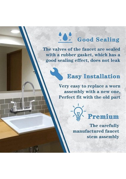 Sap Sapı Tertibatı Pirinç Musluklara Uygundur 002713-40 002714-40'I Değiştirin, Mavi Soğuk Taraf Mil Tertibatı (Yurt Dışından) fırsatları