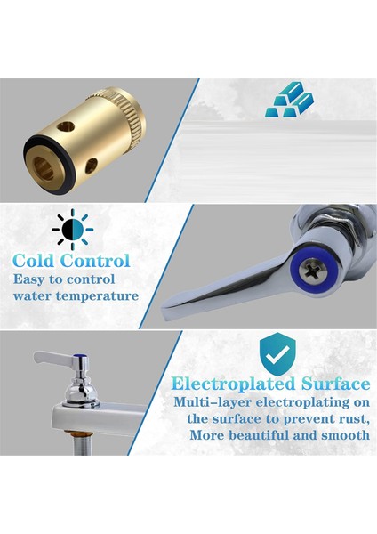 Sap Sapı Tertibatı Pirinç Musluklara Uygundur 002713-40 002714-40'I Değiştirin, Mavi Soğuk Taraf Mil Tertibatı (Yurt Dışından) indirimleri