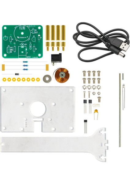 Elektromanyetik Salınım Deneyi Kendin Yap Kiti Teknolojisi Küçük Üretim Elektromanyetik Salınım Indüksiyon Kaynak Montajı (Yurt Dışından)
