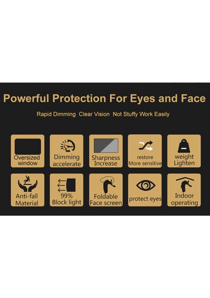 Sensör Kaynak Kask Otomatik Koruyucu Lens Kask Otomatik Kararan Ayarlanabilir Aralığı Elektrikli Kaynakçı Maskesi (Yurt Dışından) indirimleri