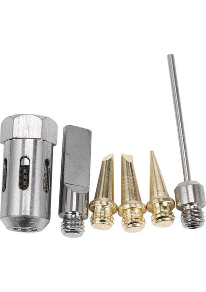 6 Adet Alev Bütan Gaz Lehimleme Ipuçları + Meme Bütan Gaz Lehim Ucu MT-100 HT-1937 Bütan Gaz Havya Kiti Kaynak Seti Torch Kalem Araçları Lehimleme Lehim (Yurt Dışından)