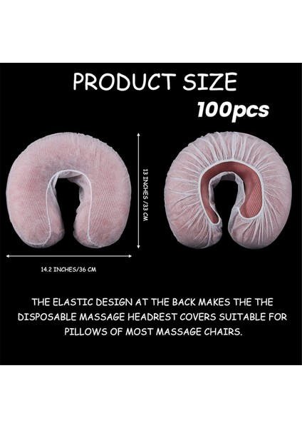 100 Adet Tek Kullanımlık Baş Desteği Kılıfları Tek Kullanımlık Masaj Kılıfları Masaj Baş Desteği Kılıfları Masaj Için U Şekilli Beşik Kılıfı (Yurt Dışından) fiyatları