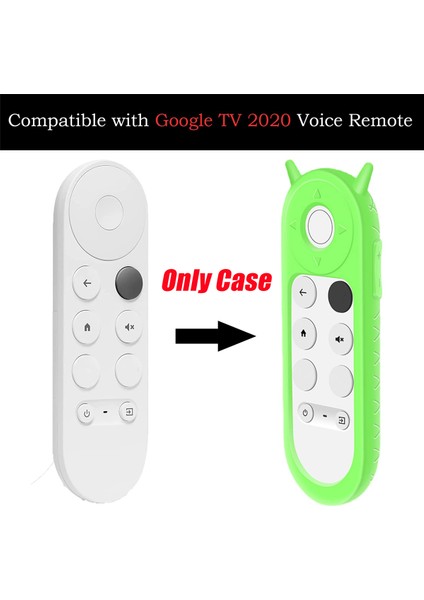 Google Chromecast 2020 Uzaktan Kumanda Nemli Yerleşimler Düşme Önleyici Uzaktan Kumanda Kutusu D Için Silikon Kapak (Yurt Dışından) modelleri