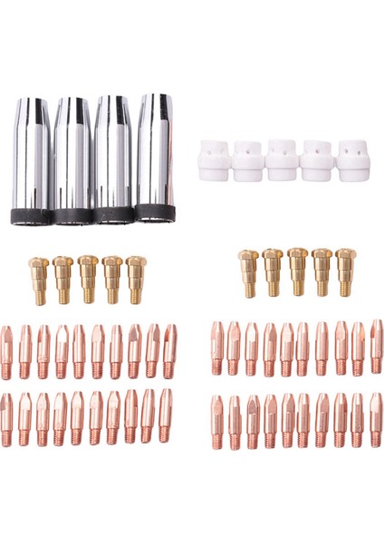 Temas Ucu Konik Gaz Nozulu Uç Tutucu ve 24KD MB24 Mıg Mag Kaynak Torcu 59 Adet (Yurt Dışından) fırsatları