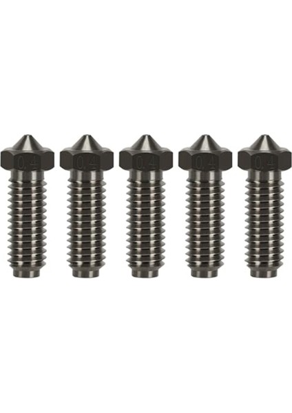 Paslanmaz Çelik Nozullar 0.4mm Diş Sertleştirilmiş Nozullar Yüksek Sıcaklık Sivri Aşınmaya Dayanıklı Nozul (Yurt Dışından)