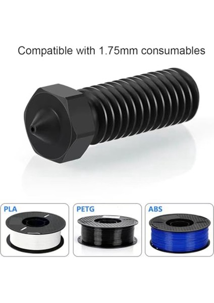 Paslanmaz Çelik Nozullar 0.4mm Diş Sertleştirilmiş Nozullar Yüksek Sıcaklık Sivri Aşınmaya Dayanıklı Nozul (Yurt Dışından) fırsatları