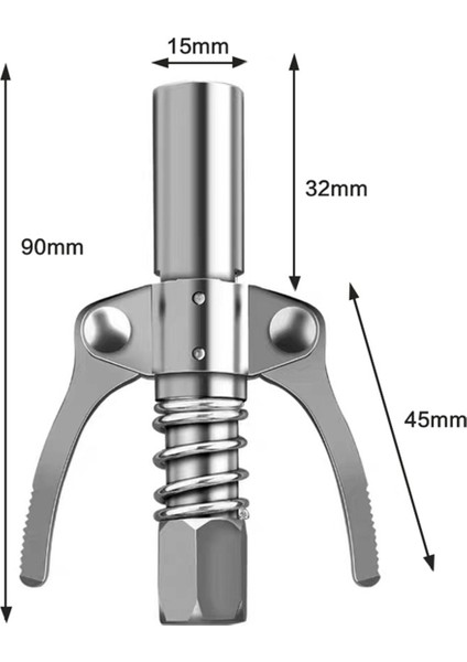 Çift Saplı Dişli Gres Nozulu, 10000 Psı Yük Hızlı Kilit ve Serbest Bırakma Yaylı Esnek Hortumlu Gres Bağlantı Parçası (Yurt Dışından) indirimleri