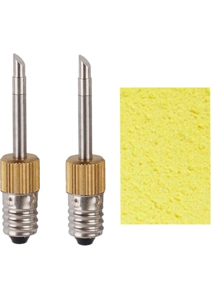 2 Adet Süngerli Lehim Ucu E10 Arayüz Kaynak Uçları USB Lehim Ucu Lehimleme Araçları Seti C Tipi (Yurt Dışından)