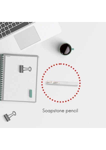 2 Sabuntaşı Tutucu, 6 Düz Set/işaretli Beyaz Çelik Üzerinde Şeffaf ve Çıkarılabilir Işaretler Kaynak Için Kaliteli Sabuntaşı Kalemleri (Yurt Dışından) indirimleri