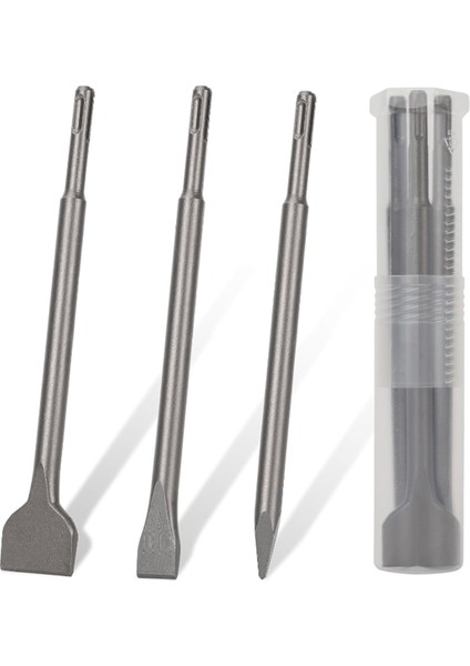 Döner Çekiç Matkaplar Için Sds-Plus Keski Seti, 3 Parça Duvar Beton Matkap Ucu Seti, Nokta Düz Ölçekleme Keskileri (Yurt Dışından) fiyatları