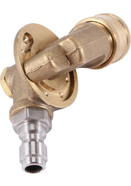 4500PSI Döner Bağlantı Parçası 1/4ın Hızlı Bağlantı Basınçlı Yıkama Makinesi Bağlantı Parçası Oluk Temizleme Adaptörü 240 Derece 7 Dişli (Yurt Dışından) modelleri
