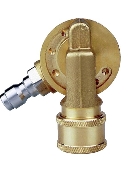 4500PSI Döner Bağlantı Parçası 1/4ın Hızlı Bağlantı Basınçlı Yıkama Makinesi Bağlantı Parçası Oluk Temizleme Adaptörü 240 Derece 7 Dişli (Yurt Dışından) indirimleri