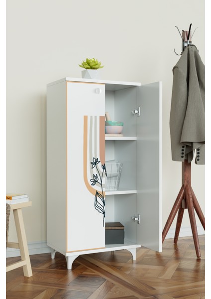 Nadide Çiçek 3 Raflı Çok Amaçlı Dolap Mutfak Salon Banyo Ofis Salon Dolabı fiyatları