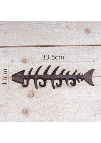 Askı, Balıksırtı Kanca Dekoratif Süsler Endüstriyel Stil Retro Kişilik Kafeler Lar Için (Yurt Dışından)
