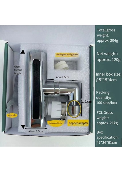 4'ü 1 Arada Çok Işlevli Mutfak Lavabo Şelale Musluğu, Sıçramaya Dayanıklı Banyo Havzası Musluk Musluğu Uzatma Adaptörü (Yurt Dışından) fiyatları