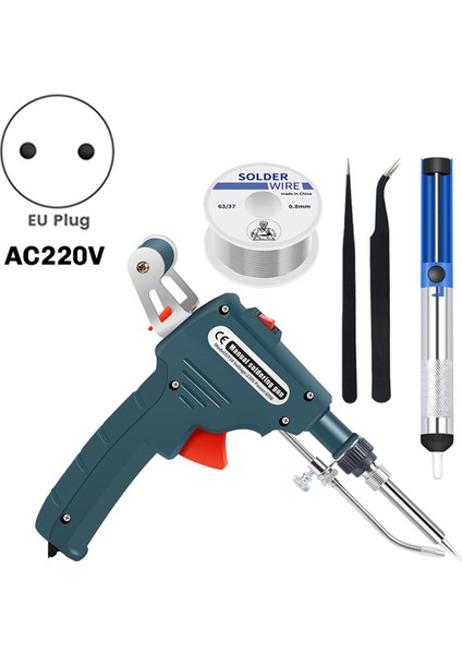 Otomatik Lehimleme Aleti 60W El Tipi Dahili Isıtma Otomatik Kalay Aleti Kaynak Aletleri 220V Ab Fişi (Yurt Dışından) fiyatları