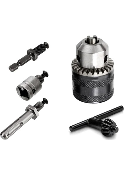 1.5-10MM 1/16IN-3/8IN Kapasiteli Anahtar Matkap Chuck Anahtarı Adaptörü 1/2ın Soket Kare Dişi Adaptör Kendinden Kilitli Ayna (Yurt Dışından)