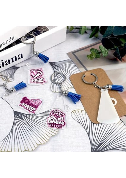 180 Adet Tezahürat Megafonu Anahtarlıklar Şeffaf Akrilik Boş Toplu Tezahürat Hediyesi Dıy Anahtarlık ve El Sanatları Projesi Için (Yurt Dışından) indirimleri