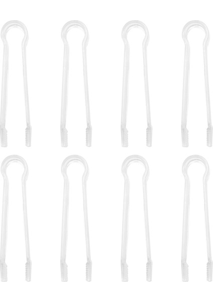 Adet Plastik Büfe Servis Maşası Mini Servis Gereçleri Maşa Meze Maşa Temizle Mutfak Maşası 6.3 Inç Küçük Buz (Yurt Dışından) fiyatları