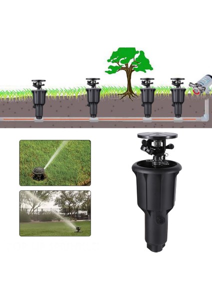 1/2 Inç 3/4 Inç Entegre Yağmurlama Yüksek Su Basıncı 360 Derece Dönen Sulama Pop-Up Püskürtme Başlığı Yağmurlama (Yurt Dışından) modelleri