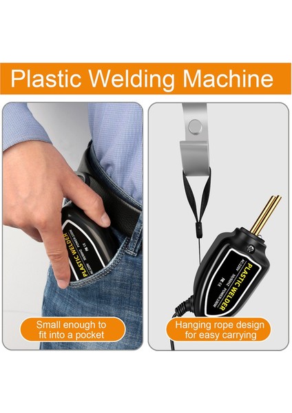 Plastik Kaynak Makinesi Tampon Tamir Takımı Kaynak Çantası ile Onarım Kaynak Aleti 200 Adet Kaynakçı Zımbaları Ab Fişi (Yurt Dışından) modelleri