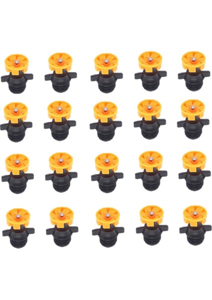 20 Adet Iplik Otomatik Dönme 360 Derece Sulama Nozulu Yağmurlama Bahçe Çiçek Sebze Sulama Için (Yurt Dışından)